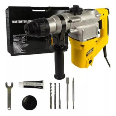 Imagem de Martelete Rompedor 900W 127V Profissional  Titanium Platina