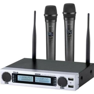 Imagem de Microfone Sem Fio Duplo Vlr502 Plus Vokal