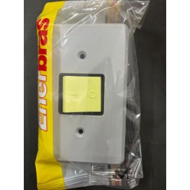 Imagem de Interruptor embutir bipolar simples 10a enerbras