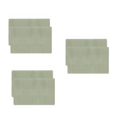 Imagem de Jogo Americano Antiderrapante Todosdias Verde Caribe 6 Peças