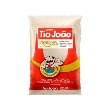 Imagem de Arroz Tio João 100% Grãos Nobres Tipo 1 - 1kg
