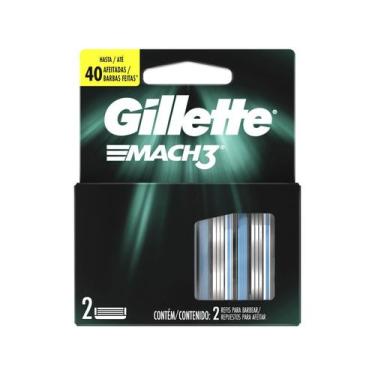 Imagem de Carga para Aparelho de Barbear Gillette Mach3 2 Unidades, 2 Peças
