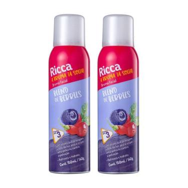 Imagem de Kit 2 Brumas Faciais Hidratante Blend de Berries Ricca 150ml