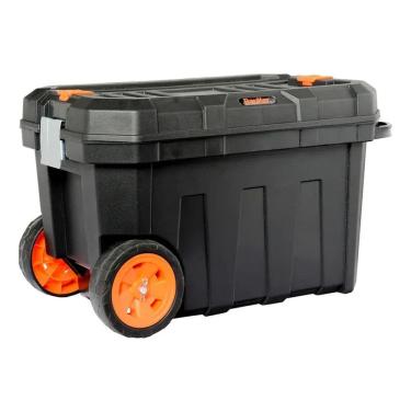 Imagem de Kit 2 Carrinho E Caixa De Ferramentas 2 Em 1 Com Rodas
