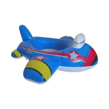 Imagem de Boia Inflável Para Bebê Com Assento, Desenho De Carro De Polícia, Brin