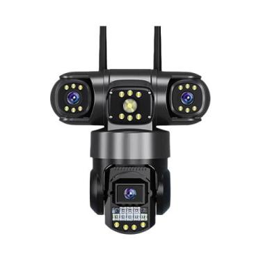 Imagem de Câmera IP WiFi V380 pro De 12MP 6K Com Três Lentes Para Uso Externo, V