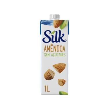 Imagem de Leite Silk Amêndoa sem Açúcares  1l, Amêndoas, 1L