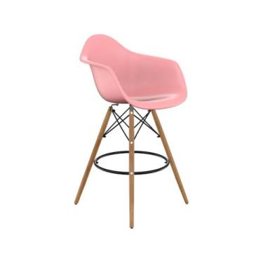 Imagem de Banqueta com Braços Eames Empório Tiffany Rosa - Seatco, Rosa