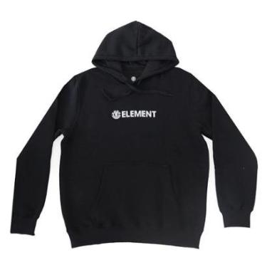 Imagem de Moletom Element Canguru Blazin Center 305 - Preto-Masculino