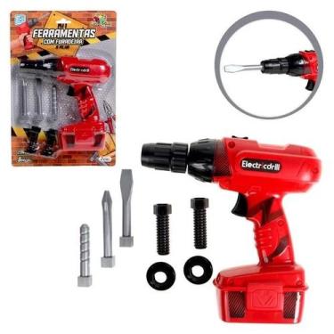 Imagem de Brinquedo Kit Ferramentas Com Furadeira 8 Peças Art Brink