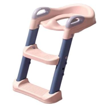 Imagem de Assento Redutor Infantil Com Escada Troninho para Vaso Sanitário - Shi