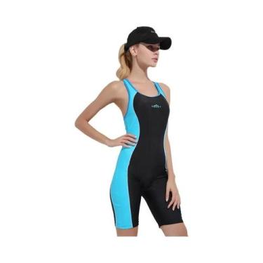 Imagem de Maiô Conservador De Uma Peça Com Costas Abertas Para Mulheres, Modelag