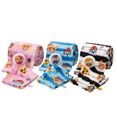 Imagem de Manta e Naninha Patrulha Canina Loaní Macia - Kit Conforto Infantil, A
