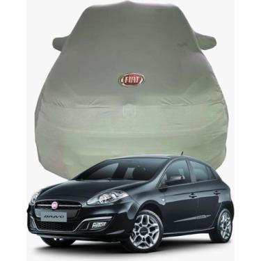 Imagem de Capa de Carro Fiat  Bravo Tecido  Lycra Premium - Cadilhe Capas, Cinza