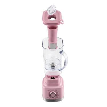 Imagem de Liquidificador Britânia Pro Maxx 6 Rosa Com Filtro Turbo 3 Litros 1400