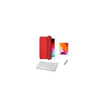 Imagem de Kit Capa Smart Case Galaxy A7 lite T220/T225 /Can/Pel Teclado Branco -