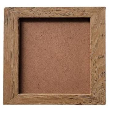 Imagem de Quadro 20x20 com vidro incolor para uso em parede - PD molduras, Duna,