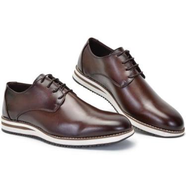 Imagem de Sapato Casual Masculino Derby Oxford De Amarrar Super Macio e Leve - C