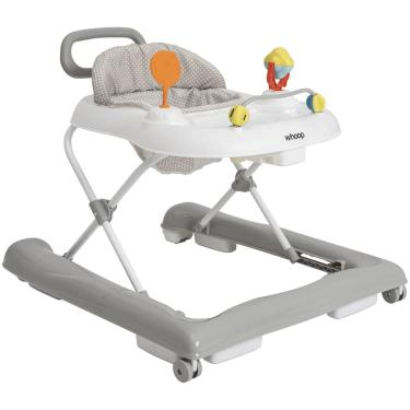 Imagem de Andador para Bebe Centro de Atividades Kiddo Passinhos Cinza