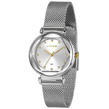 Imagem de Relógio Feminino Grace Lince Prata LRM4807L34 S1SX-Feminino
