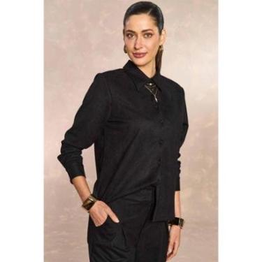 Imagem de CAMISA MANGA LONGA SUEDE DOCE TRAMA FEMININA-Feminino