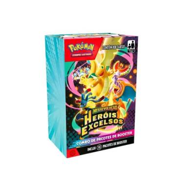 Imagem de Combo de Pacotes de Booster Pokémon Mega Evolução Heróis Excelsos 108 