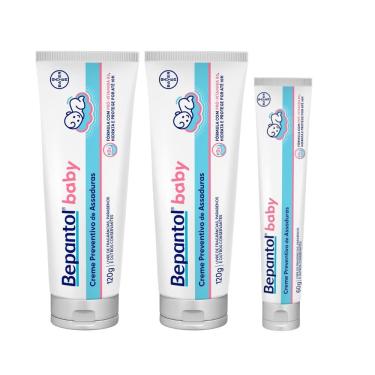 Imagem de Kit 3 Pomada de Assadura Proteção Delicada 300g - Bepantol