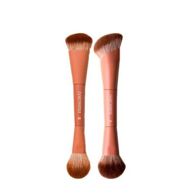 Imagem de Kit Mascavo Pro Series Pincel de Maquiagem Duplo - 2 Unidades