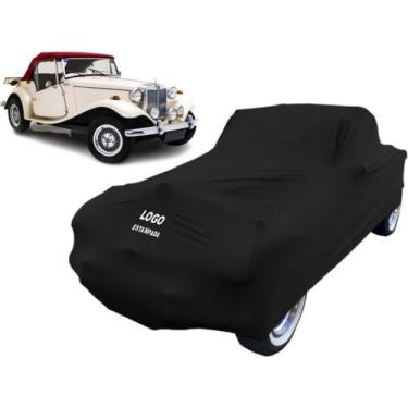Imagem de Capa Automotiva Mp Lafer Tecido Helanca Cor Preta - Mz, Preta