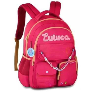 Imagem de Mochila De Costas Luluca Meninas Pandinha Juvenil Escolar - Clio Style