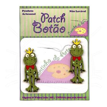 Imagem de Botton Patch Sapo Rei 2523 - 2 Unid - Cantinho Da Arte