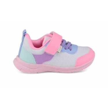 Imagem de Tênis Infantil Menina Pampili 745.008 Casual, 23, Multi