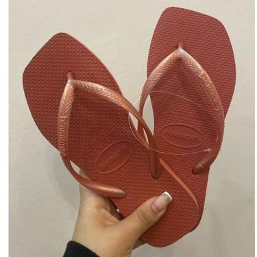 Imagem de Chinelo Clean Square - Havaianas, Canyon clay, 41/42