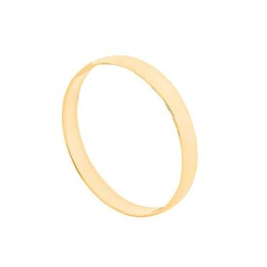 Imagem de Aliança de Casamento Ouro 10k Tradicional Lisa 2,5 mm - OSI, Ouro amar