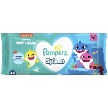 Imagem de Lenço Umedecido Pampers Splash - 48 Unidades