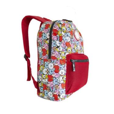 Imagem de Mochila escolar bts bt21 kpop estampa exclusiva pré escola - Clio Styl