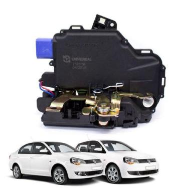 Imagem de Fechadura Elétrica Dianteira Esquerda Volkswagen Polo Hatch e Sedan - 
