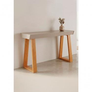 Imagem de Aparador Piemonte Minimalista Retangular 140cm Bege para Sala de Estar Requinte
