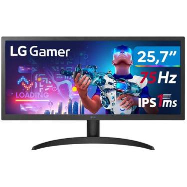 Imagem de Monitor Gamer UltraWide LG 26WQ500-B 25,7 - Full HD 75Hz IPS 1ms HDMI 