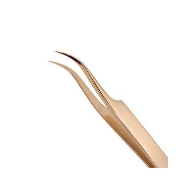 Imagem de Pinça de Alongamento de Cílios – Ponta Curva e Design Elegante