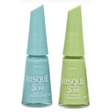Imagem de Kit Esmaltes Risqué Copa do Mundo 2026 - 2 esmaltes - Mar de Possibili