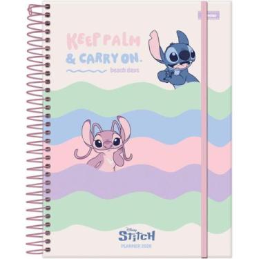 Imagem de Agenda/planner 2026 stitch 80f.177x240mm pct.c/03 - Foroni