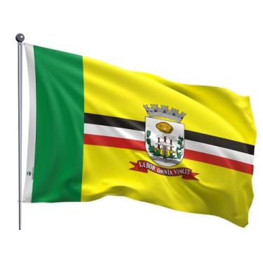 Imagem de Bandeira do Município de Birigui Uma Face Estampada Tamanho 70x100cm -