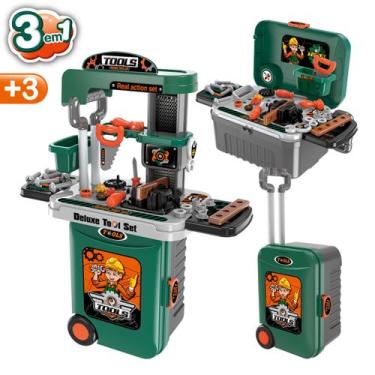 Imagem de Bancada Maleta de Ferramentas Infantil  Deluxe ReplayKids - Replay Kid