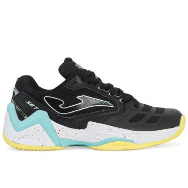 Imagem de Tênis Joma Set Lady Clay Saibro - Preto e Azul, 40