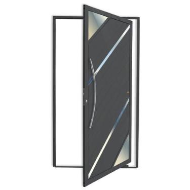 Imagem de Porta Pivotante Lambril Oasis com Puxador Super 210cm x 100cm Brimak A