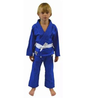 Imagem de Kimono Keiko Juvenil Universal Unissex Azul, M3, Azul