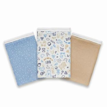 Imagem de Fronha Para Travesseiro De Bebe 100% Algodão 30x40cm Kit C/3 - Dugu, B