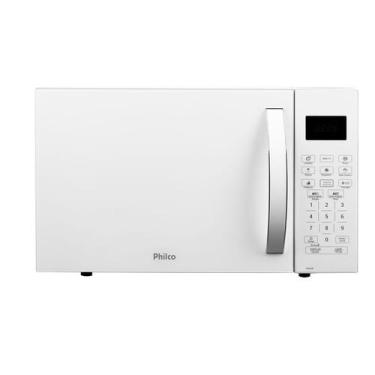 Imagem de Micro Ondas Philco 20L Branco Limpa Fácil PMO23B 220V, Branco, 220V