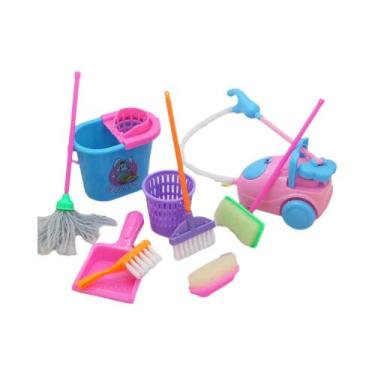 Imagem de Acessórios De Mobiliário Para Casa De Bonecas Barbie, Cama, Espelho, R